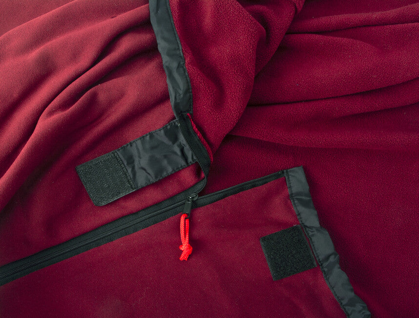 Origin Outdoors микрофлис вложка за спален чувал, форма мумия, бордо