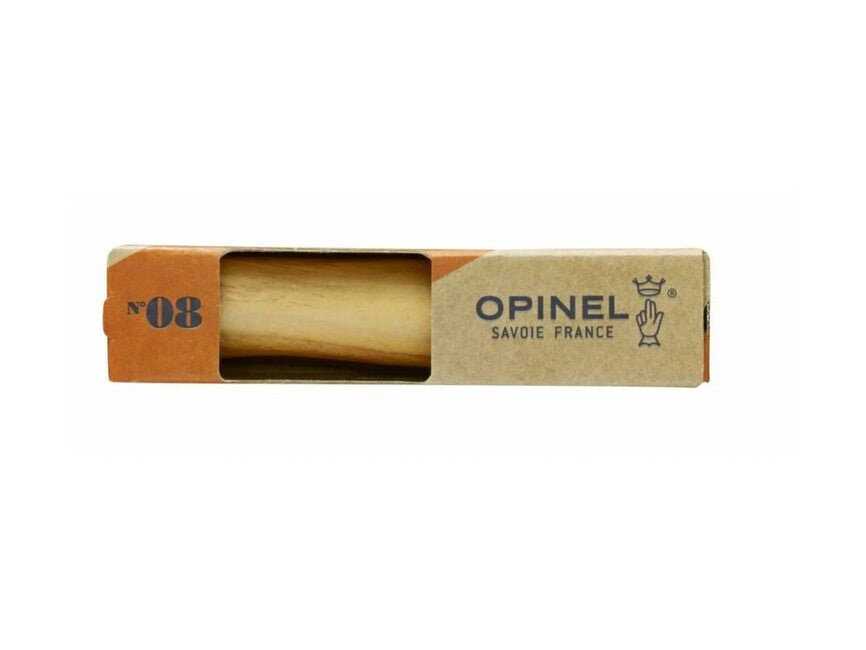 Opinel VRI N°08 сгъваем нож Inox, кафяв
