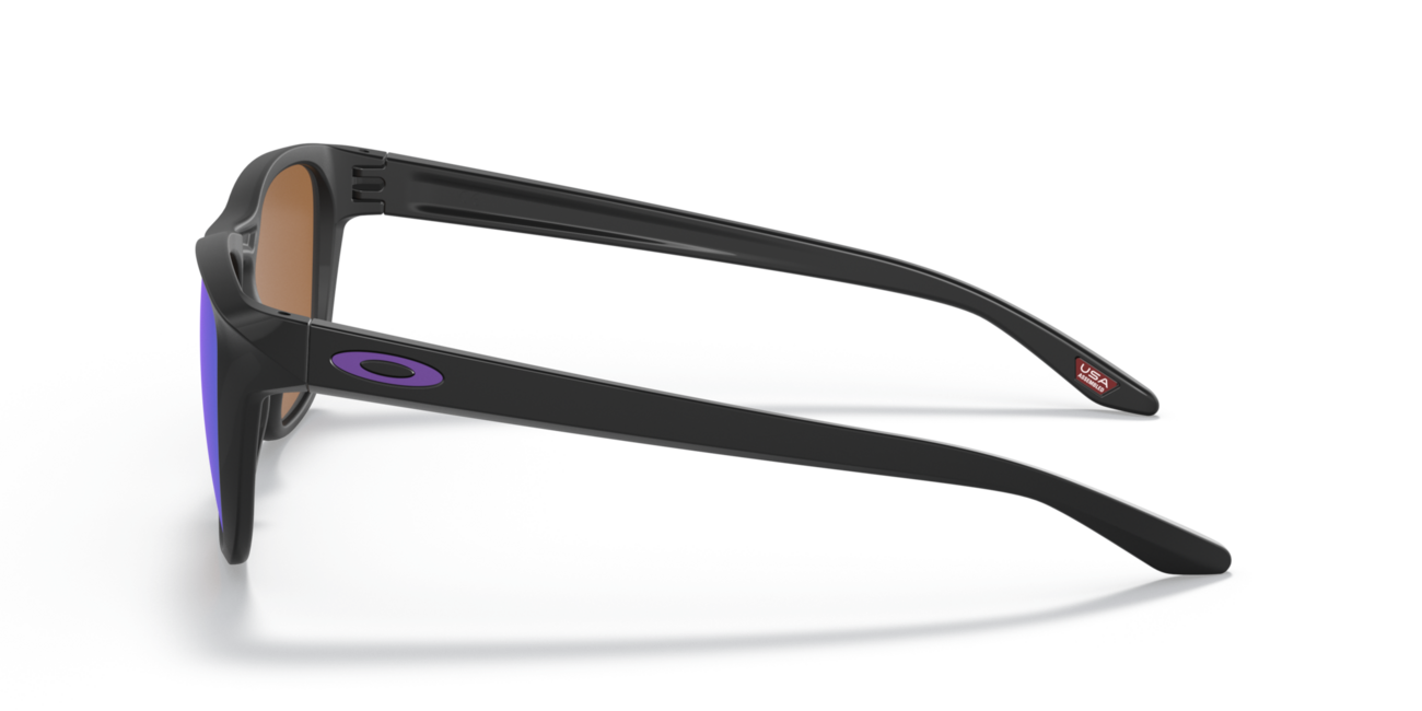 Oakley MANORBURN слънчеви очила с рамка и стъкла, Matte Black, Prizm Violet 56