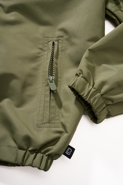 Brandit Summer Frontzip Windbreaker яке детско, маслинено