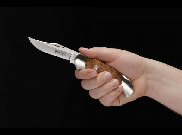 BÖKER® Optima джобен нож, дърво Thuja, 9 см