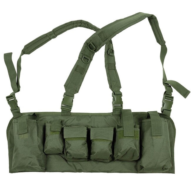 MFH тактическа жилетка Chest Rig, 9 джоба, OD зелено