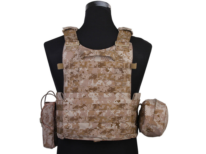Emersongear LBT6094A носител на плаки 500D с 3 джобове, AOR1