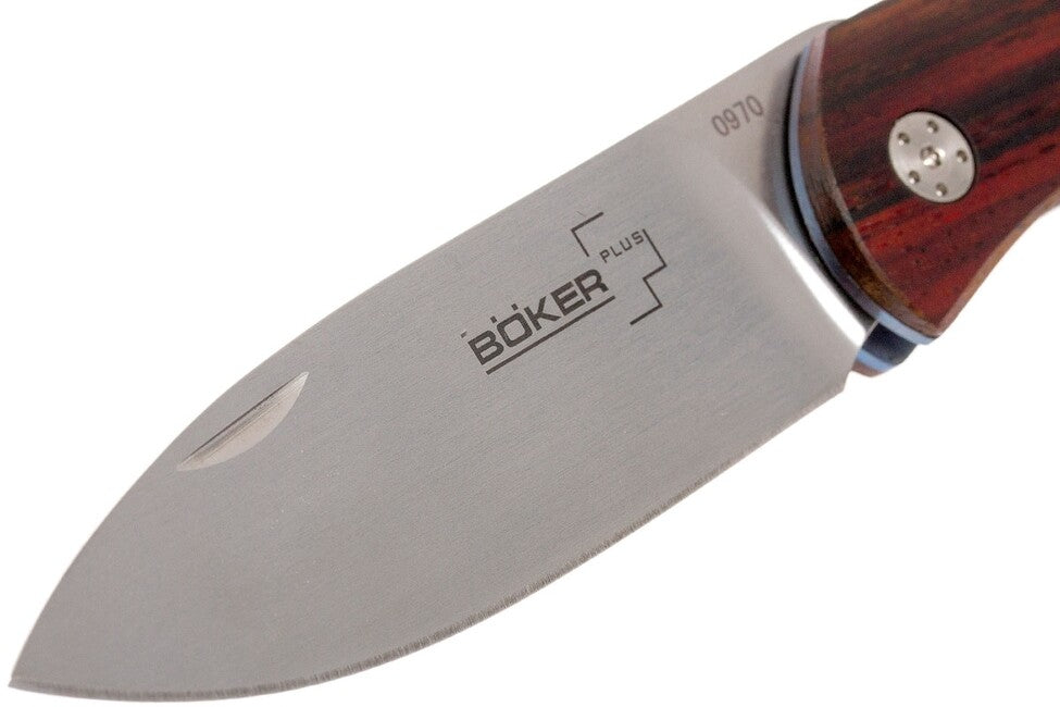 BÖKER® Exskelibur II джобен нож 7 см, дърво Cocobolo, титан