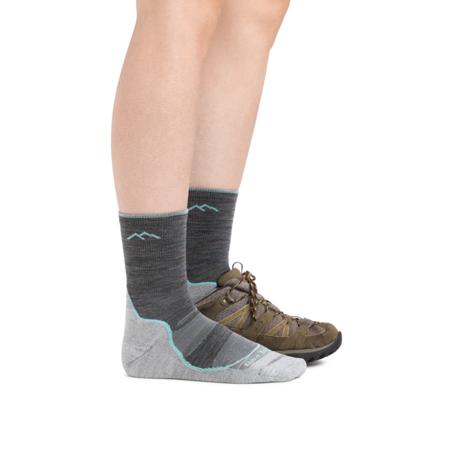 Darn Tough Light Hiker Micro Crew чорапи леки с възглавничка, Slate