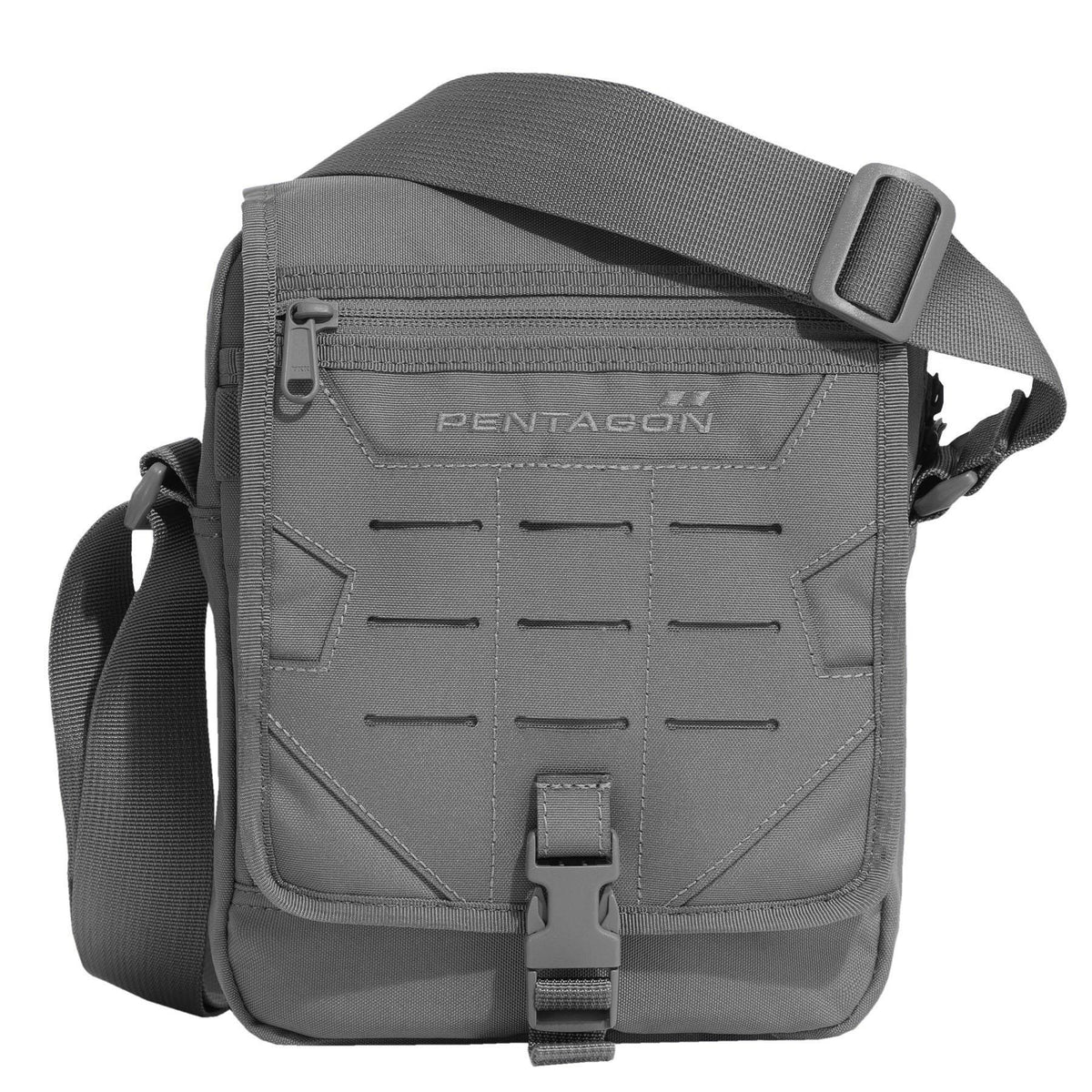 Pentagon Messenger Sling torba preko ramena, siva