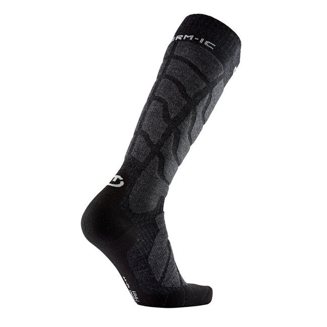Therm-ic Ski Socks, Black Grey