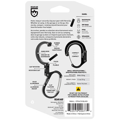 GearAid Карабина, черна, S
