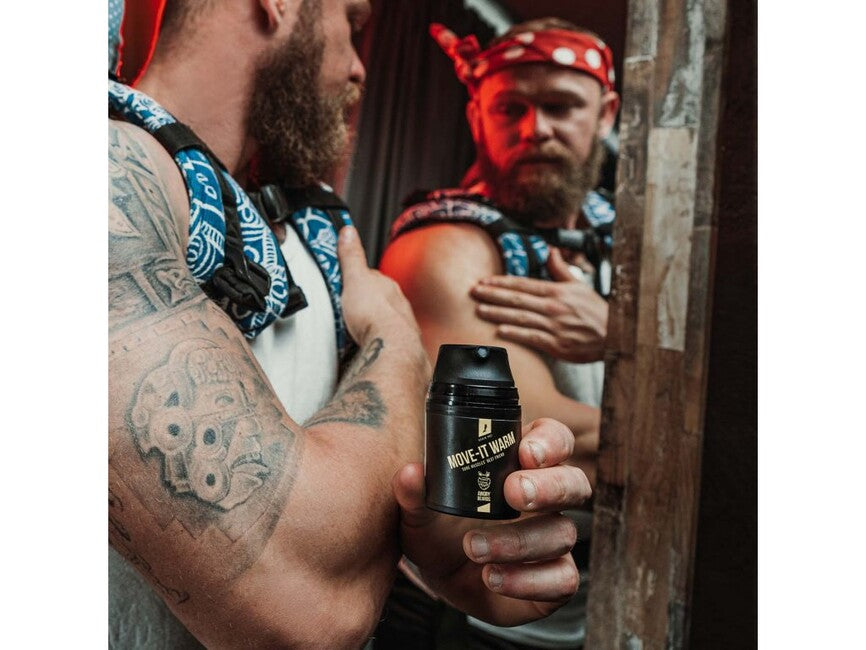 Angry Beards Usain Hot спортен загряващ гел, 50 ml