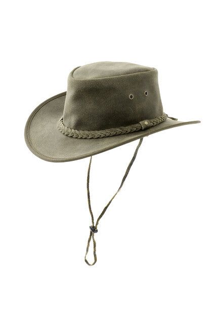 Origin Outdoors Pincher кожена шапка, маслинена