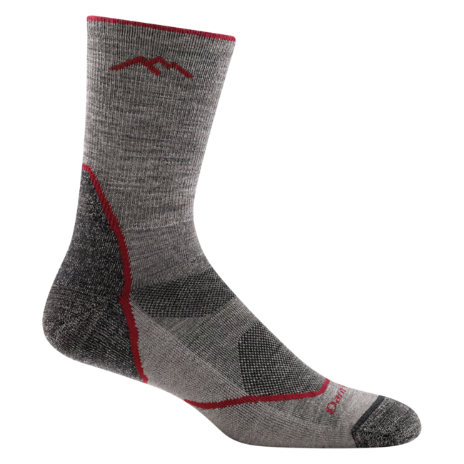 Darn Tough Light Hiker Micro Crew чорапи, леки с възглавничка, Taupe