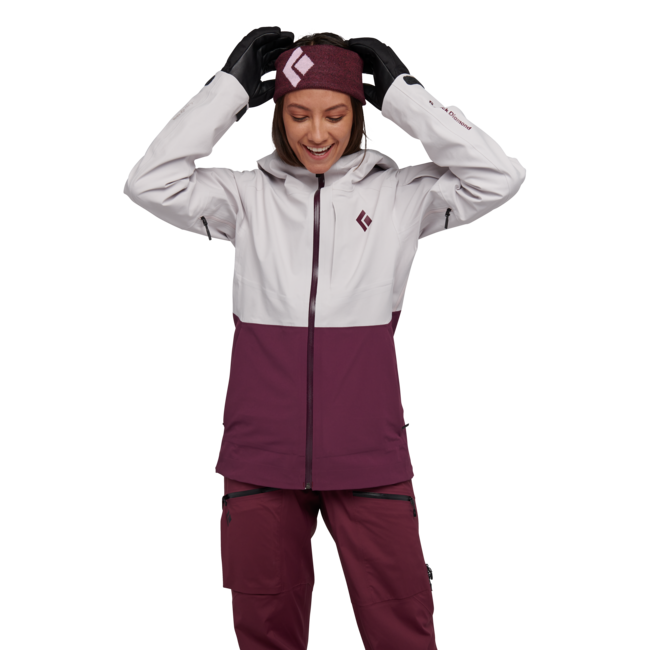 Black Diamond Recon Stretch Ski Shell дамско яке, лед розово-черница