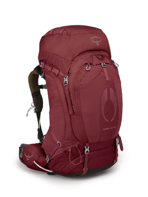 OSPREY AURA AG 65 туристическа раница, горскоплоден sorbet червен