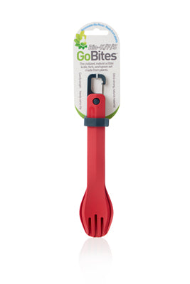 Humangear GoBites BIO прибори K/F/S, червени