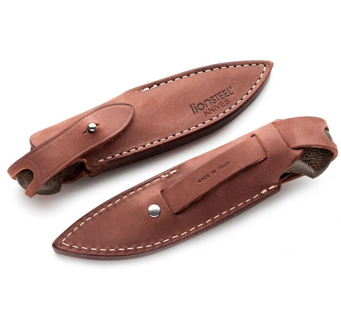 Lionsteel WILLY WL1 нож с твърдо острие с дръжка от микарта CVG