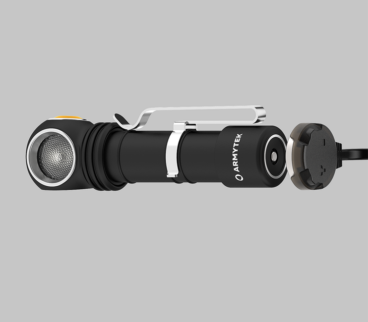 ArmyTek Wizard C2 Magnet фенер за глава LED с магнитен държач захранване от акумулатор 1200 lm 4800 h 64 g, бяло