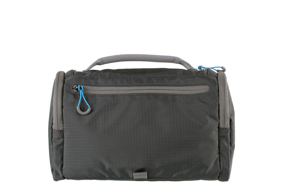 Lifeventure Holdall нейлонов калъф за тоалетни принадлежности със съчетаемо огледало, сив