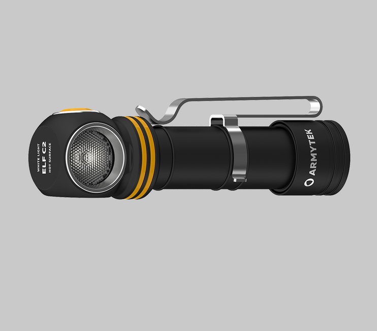 Armytek Elf C2 Cold White LED Headlamp, Battery Powered, 1100 lm, 4800 h, 65 g