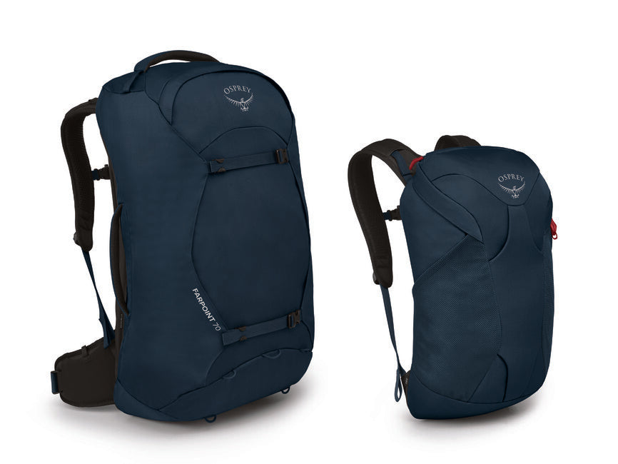 OSPREY FARPOINT 70 пътна раница, приглушено синьо