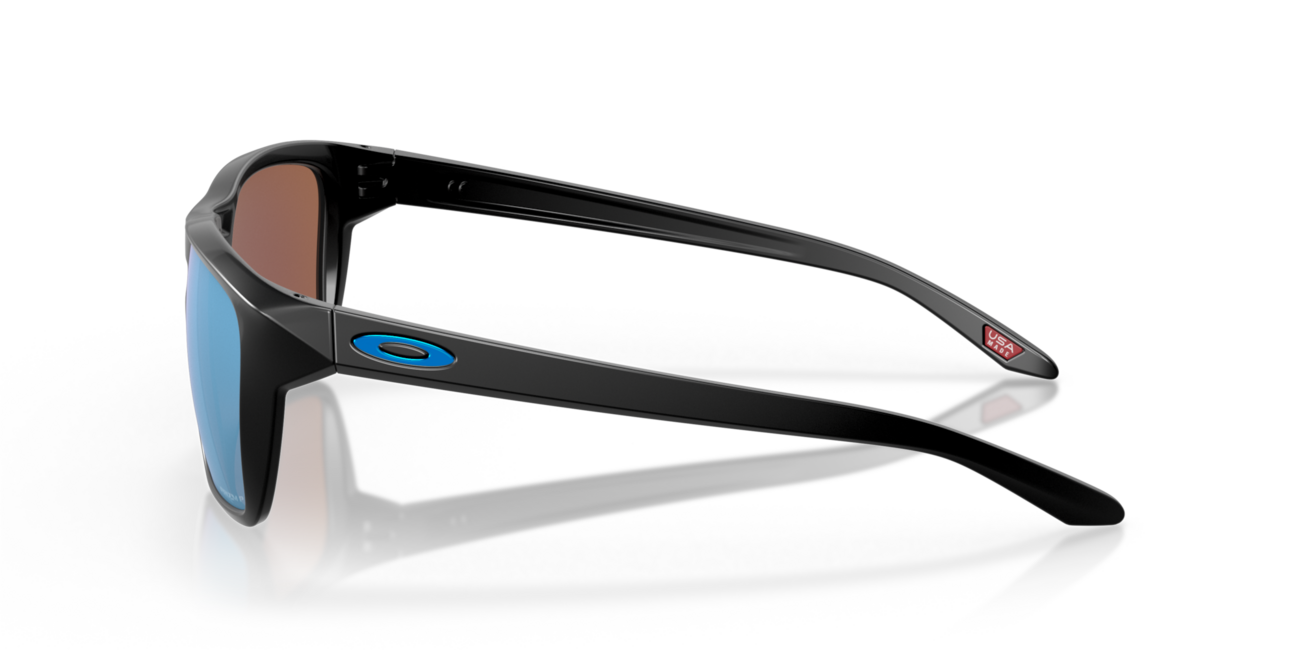 Oakley SYLAS слънчеви очила с рамка и стъкла, Matte Black, Prizm Deep Water Polar 60