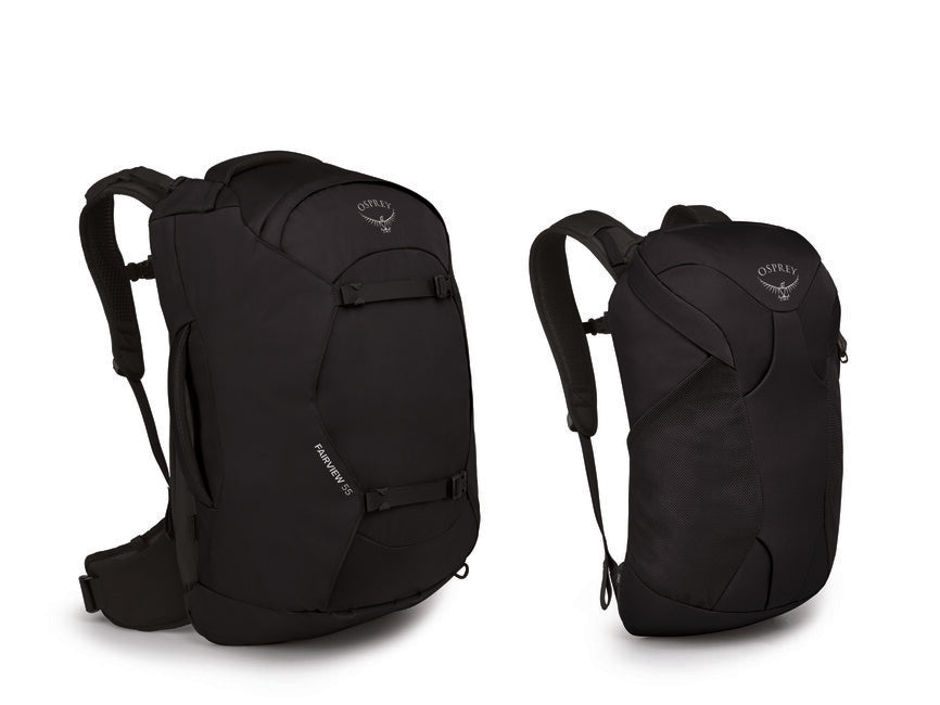 OSPREY FAIRVIEW 55 II пътна раница, черна