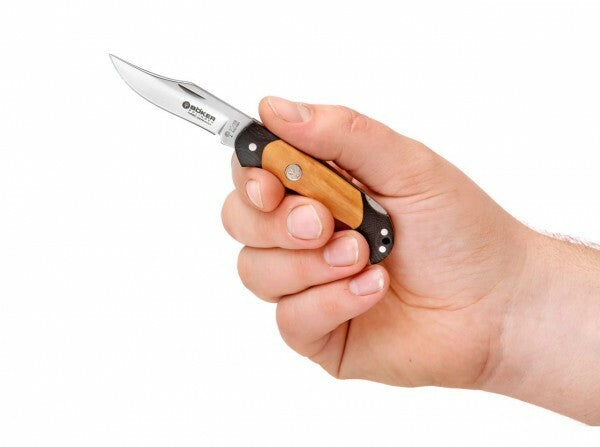 BÖKER® Boy Scout Lightweight джобен нож 5,7cm, ясеново дърво, G10