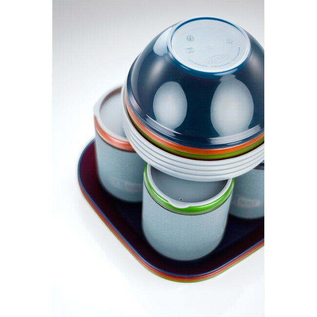 GSI Outdoors Infinity луксозен комплект съдове за 4 персони Multicolor Person Deluxe Tableset