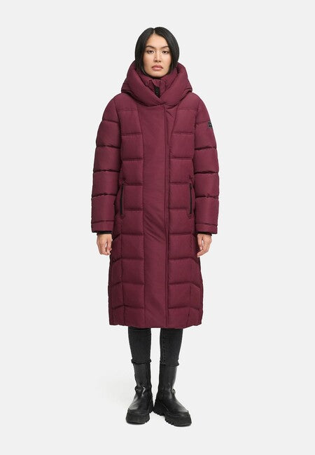 Navahoo Women's Winter Coat ENGELSFEDER XIV, Wine