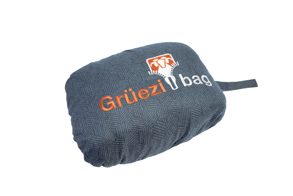 Grüezi-Bag Feater загрята вкладка за спално чувало с USB интерфейс, синя