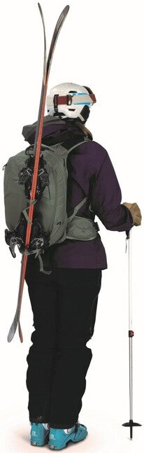 OSPREY KRESTA 20 ските алпийска раница, борова листа зелен