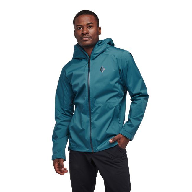 Black Diamond Stormline Stretch Rain Shell непромокаемо яке мъжко, поточно синьо
