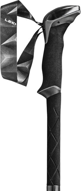 LEKI Makalu FX Carbon туристически пръти, черно-оранжево-природна въглеродна, 110 - 130 см