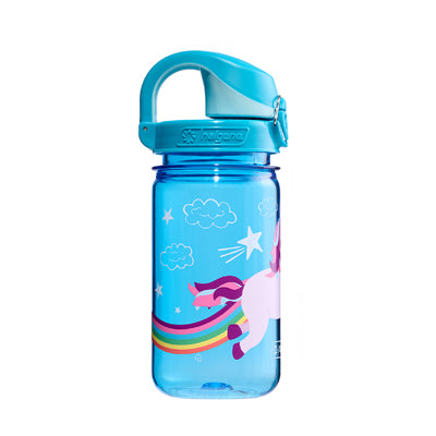 Nalgene Grip-n-Gulp Sustain бутилка за вода детска 0,35 L, син unicorn
