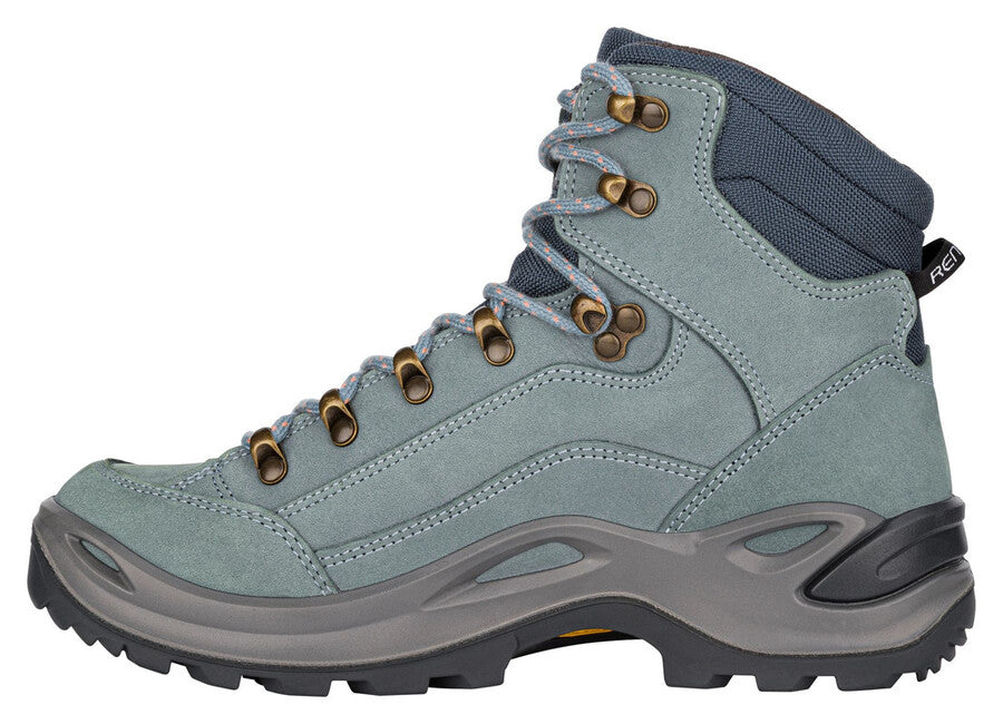 LOWA Renegade GTX Mid Ls women's trekking shoes, iceblue/salmon