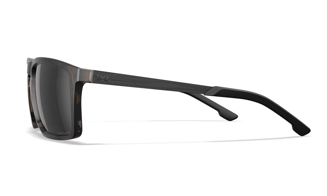 Wiley X Axe слънчеви очила Captivate Polarized Black Mirror/ Matte Tortoise Brown