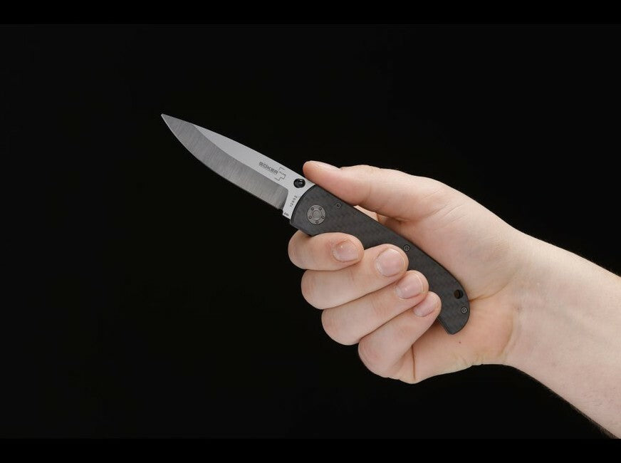 BÖKER® Anti-Grav джобен нож 8,4 см, керамика, въглеродни влакна