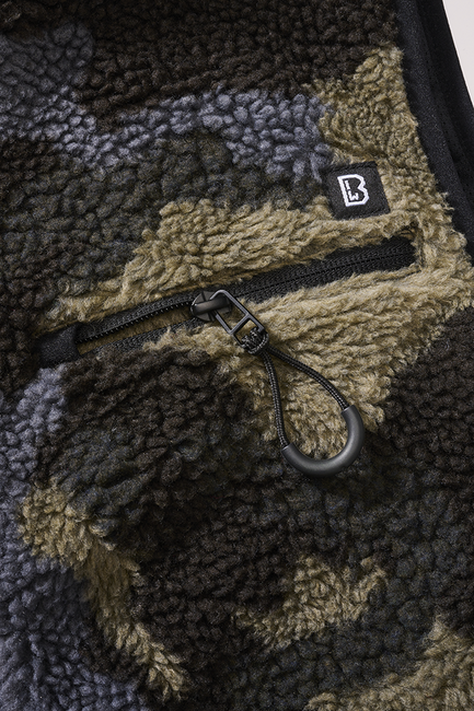 Brandit Teddyfleece елек флисов, тъмен камуфлаж