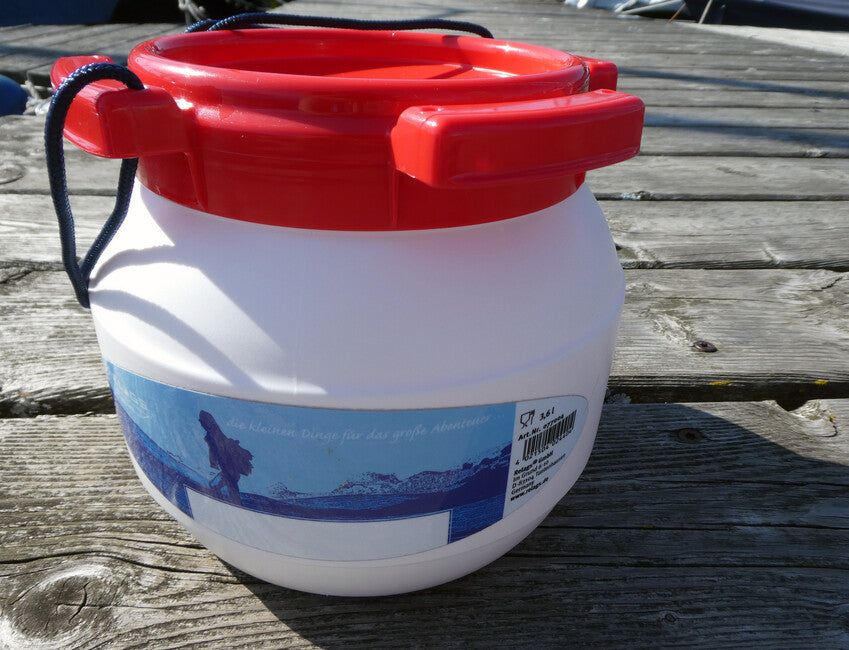 BasicNature бутилка с широк отвор, бяла, 3,6 l