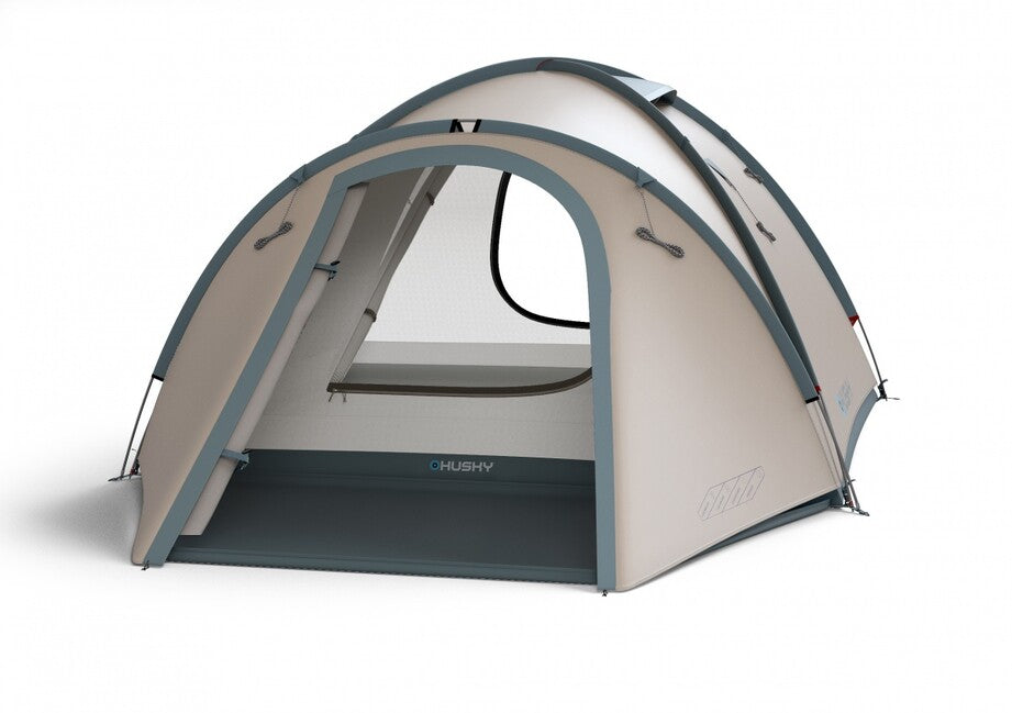 Husky Bizon 4 Classic family tent for 4 persons, light grey