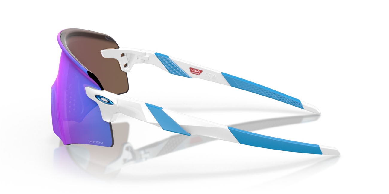 Oakley ENCODER слънчеви очила с рамка Polished White и стъкла Prizm Sapphire