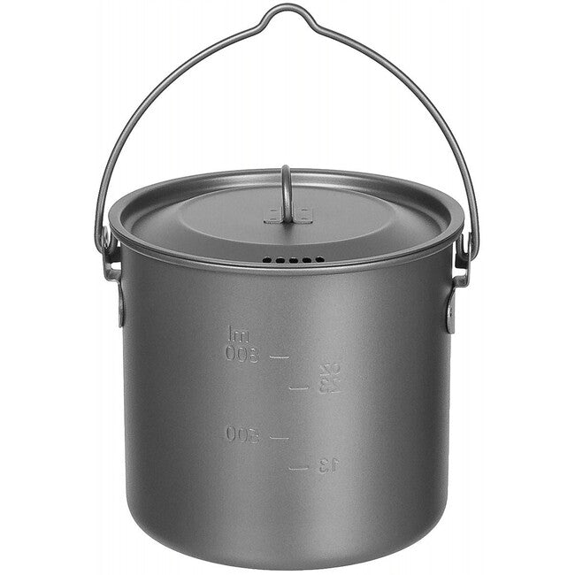 Fox Outdoor титаниево канче с капак, ок. 1,1 л