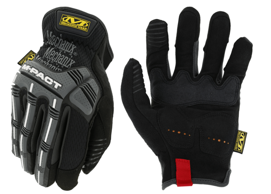 Mechanix M-Pact Open Cuff работни ръкавици, черни/сиви