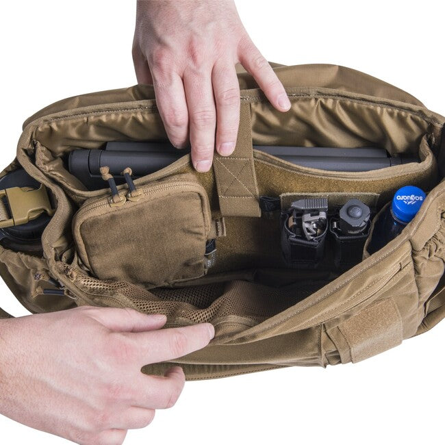 Helikon-Tex URBAN чанта през рамо Cordura, сенчесто сиво / черно, Large