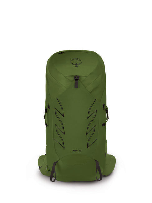 OSPREY TALON 36 туристическа раница, зелен колан/черен
