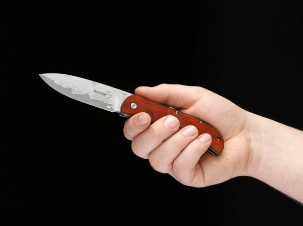 Böker Plus Exskelibur джобен нож, 9 cm, дървен