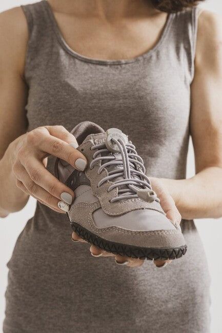 Lock Laces шнура за обувки, сива