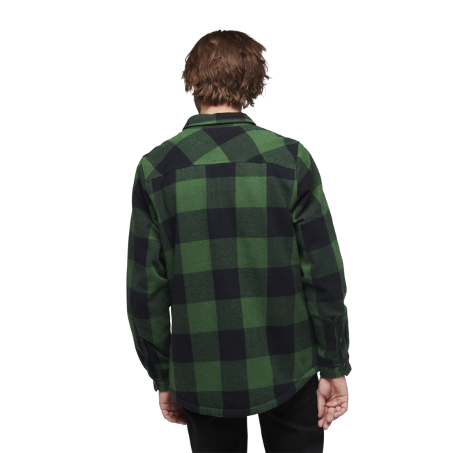 Black Diamond Project Lined Flannel фланелна риза мъжка, palm зелено-черно каре
