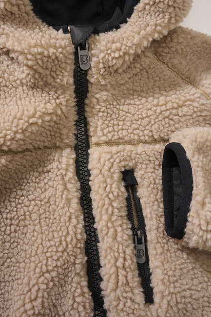 Brandit Teddyfleece яке детско с качулка, камилско
