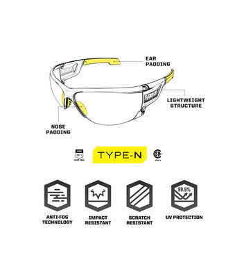 Mechanix Type N тактически очила, опушено рамка, опушено леща