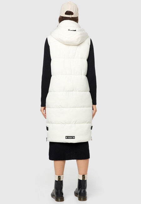 Navahoo Schnuffelchen дълга елек дамска, offwhite